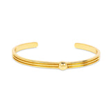 An everyday essential, the Athena Plain Gold Cuff Bracelet is a dainty and sophisticated bangle. The perfect base layer for your wrist stack or wear solo for a more understated vibe.