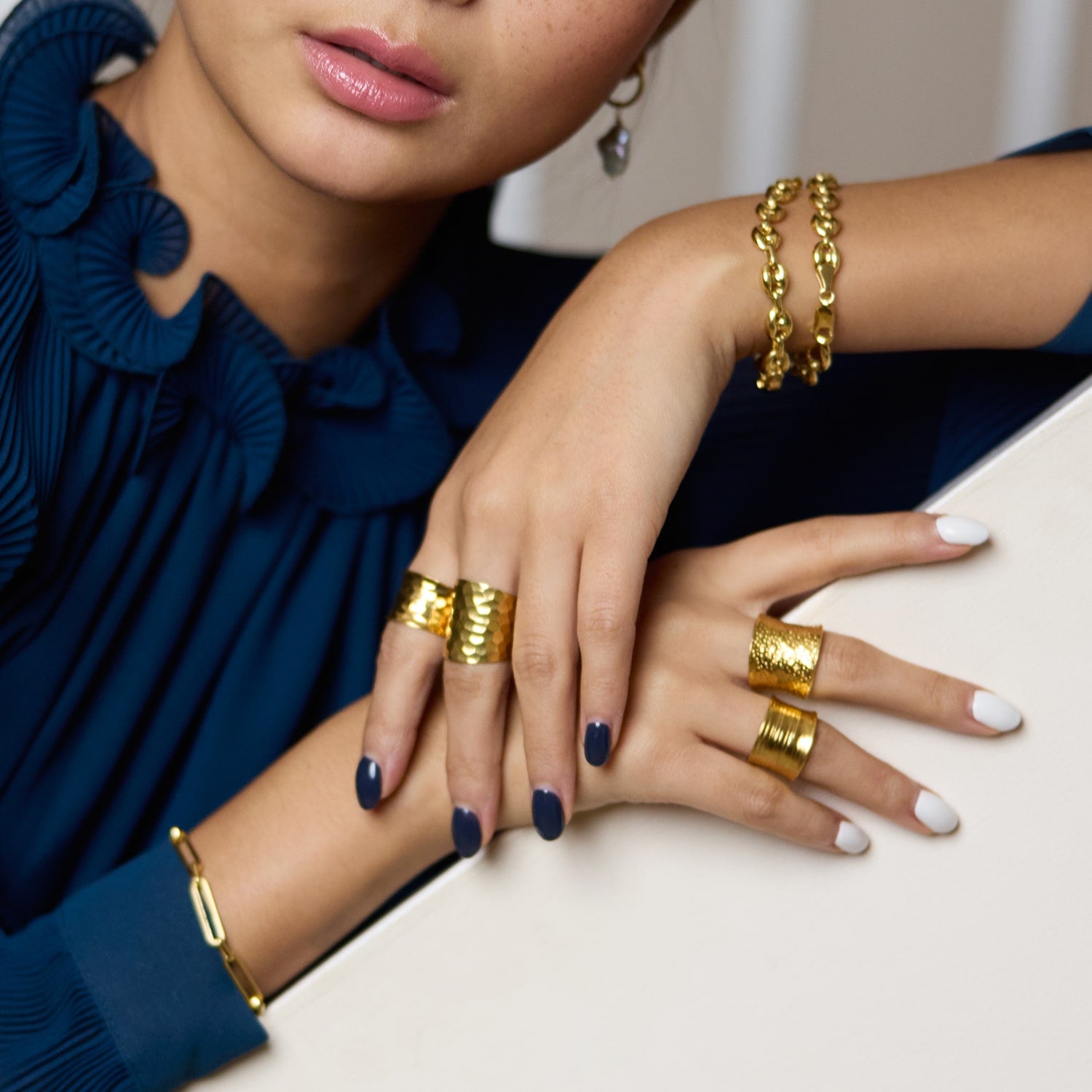 Amadeus  Our selection of handmade Gold Vermeil Rings made with sustainable materials.