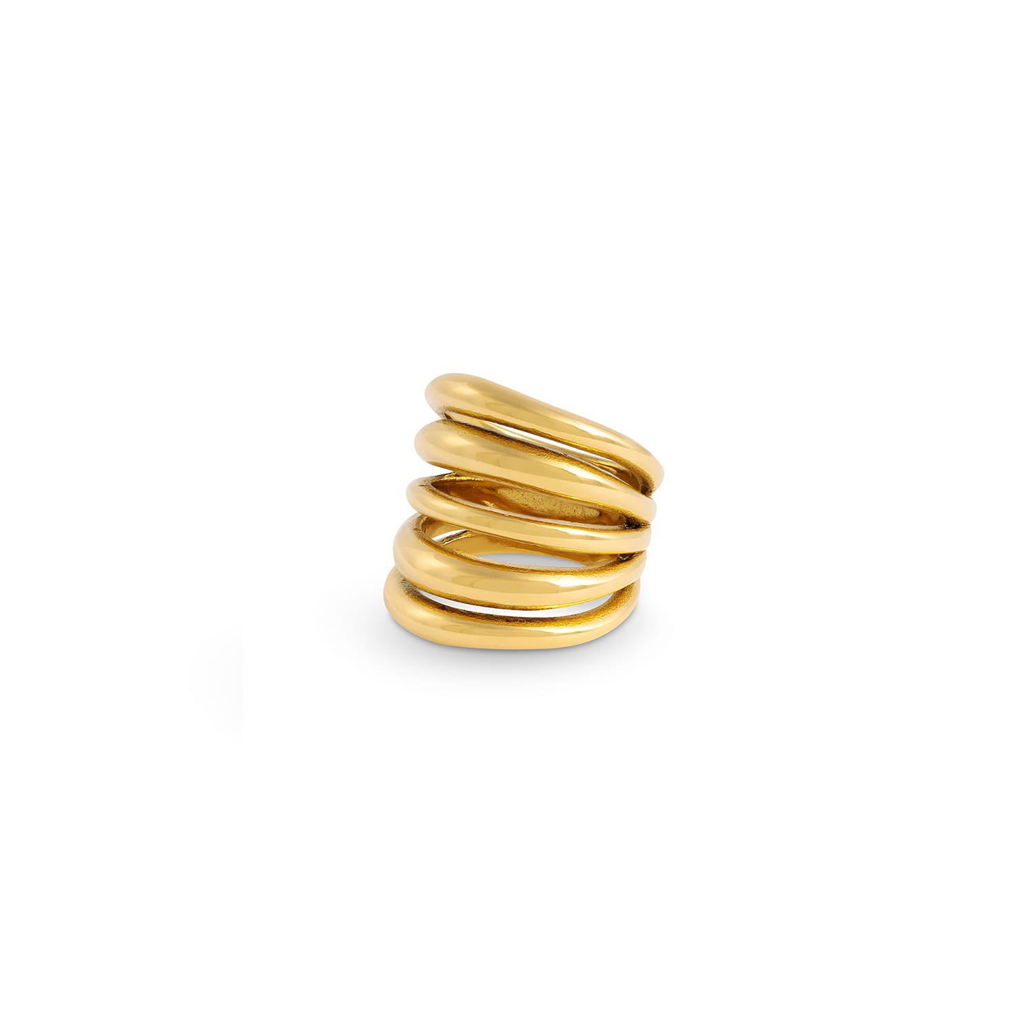 Zion Five Tier Gold Ring - Amadeus