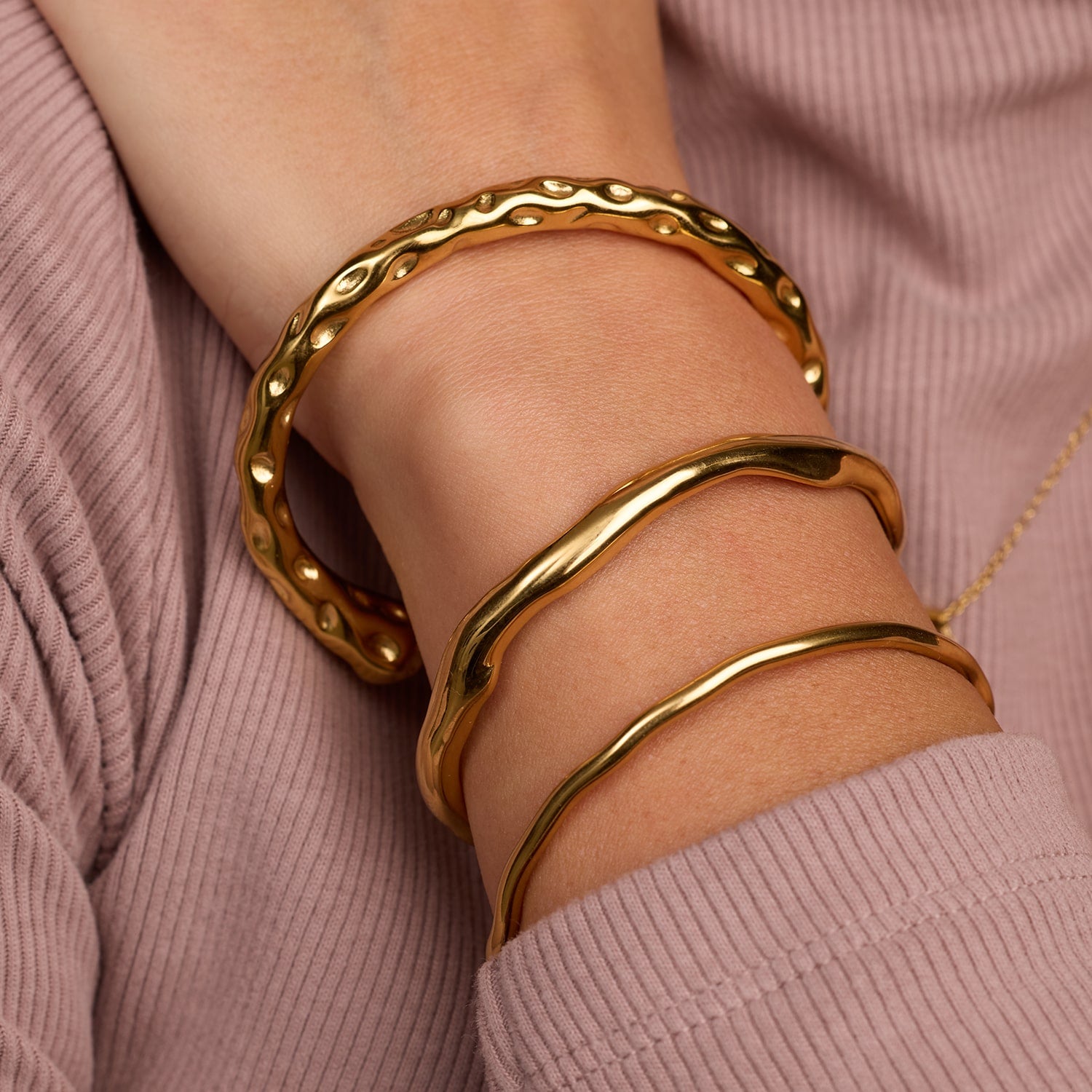 Zion Open Wave Bracelet - Amadeus