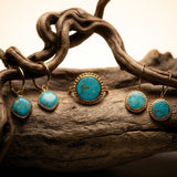 Arizona Turquoise Hoop Earrings