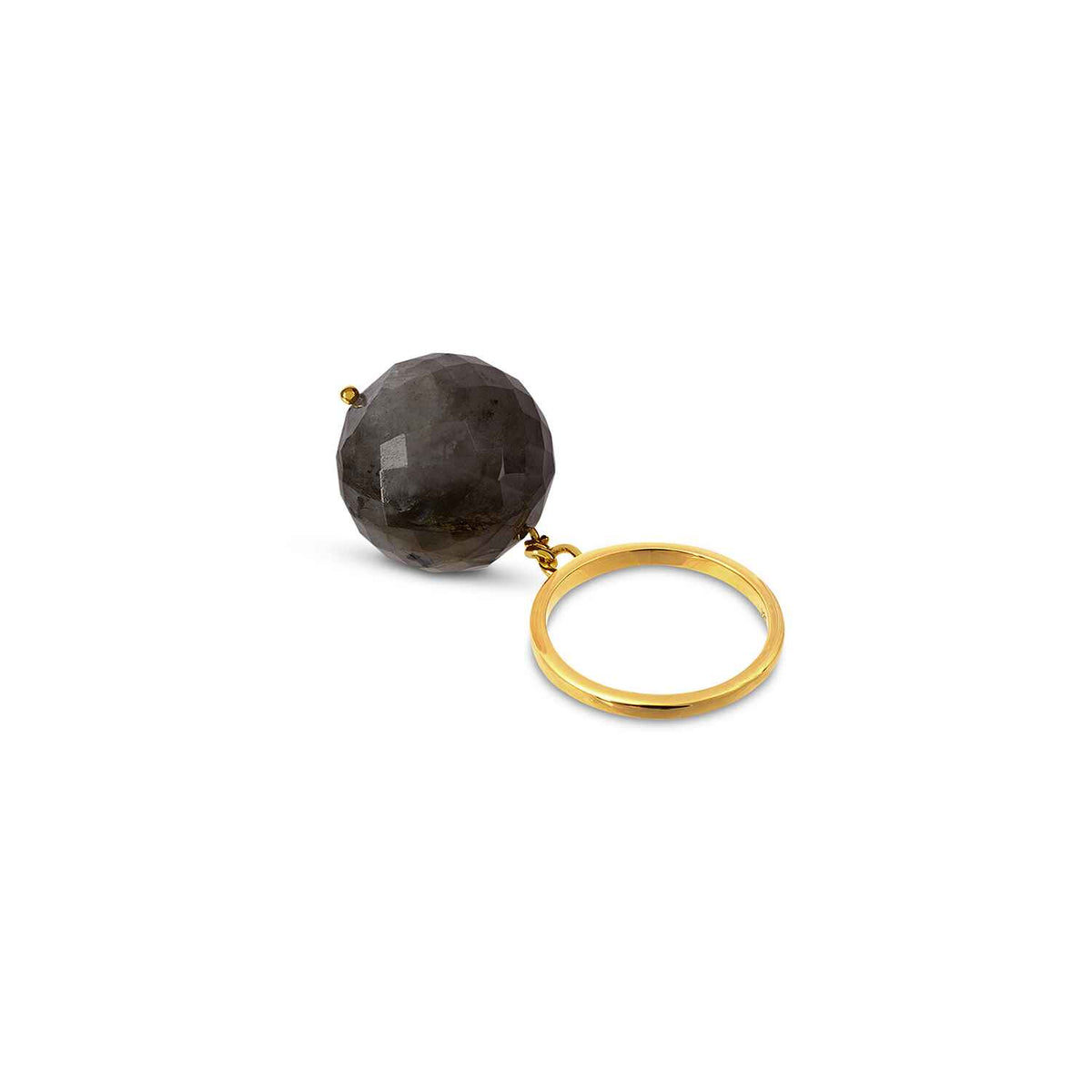 Bubble Labradorite Ring