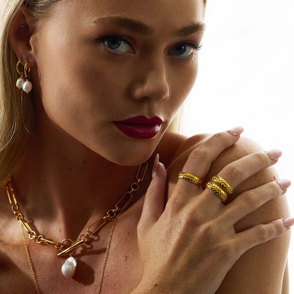 Cesar Gold Ring (adjustable) - Amadeus