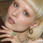 Cesar Gold Hoop Earrings - Amadeus