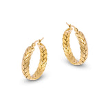 Cesar Gold Hoop Earrings - Amadeus