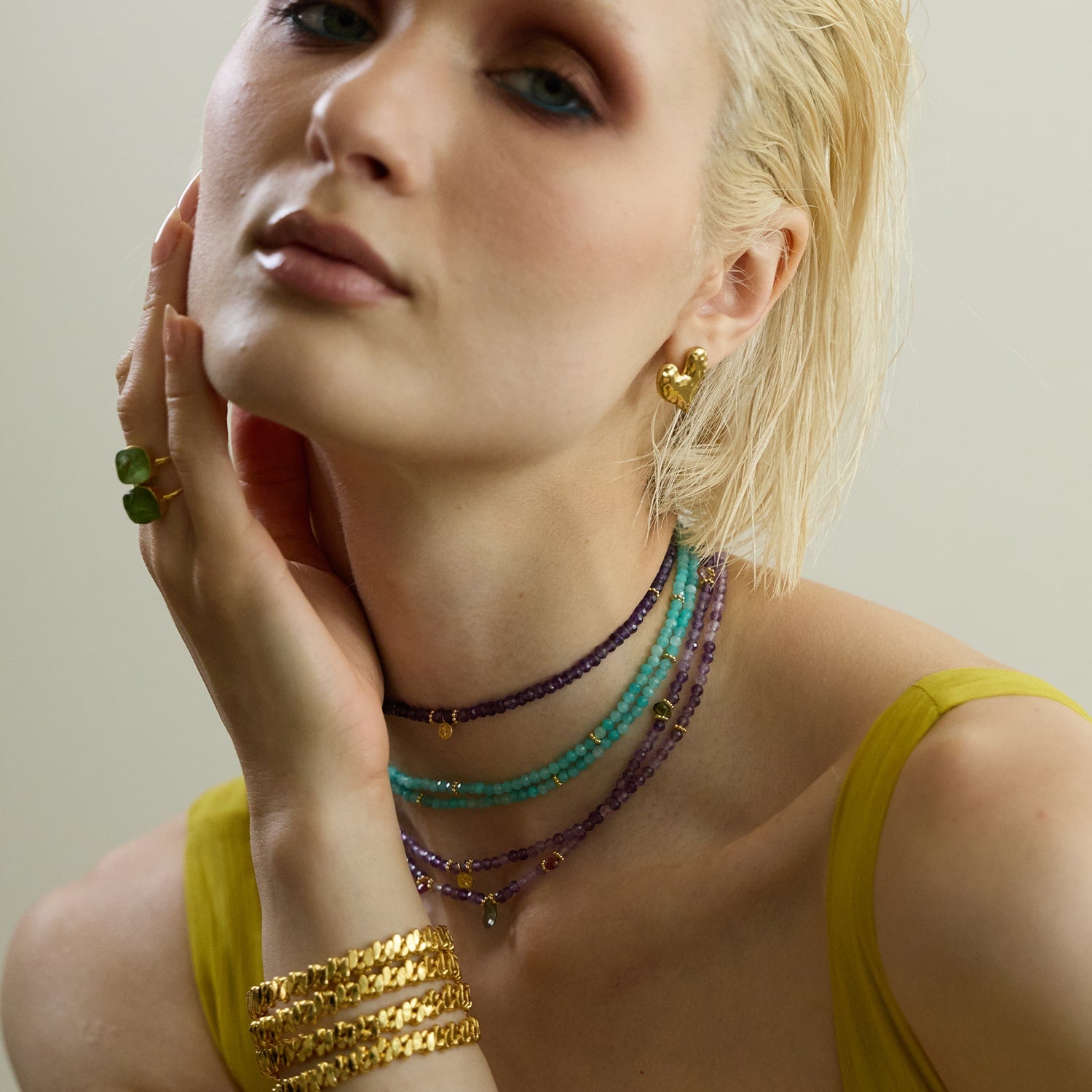 Ines Amazonite Gemstone Necklace - Amadeus