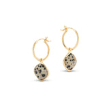 Arizona Jasper Hoop Earrings