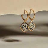 Arizona Jasper Hoop Earrings