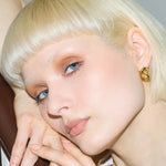 Gold Knot Stud Earrings - Amadeus