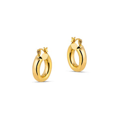 Lola Chubby Round Hoop Earrings - Amadeus