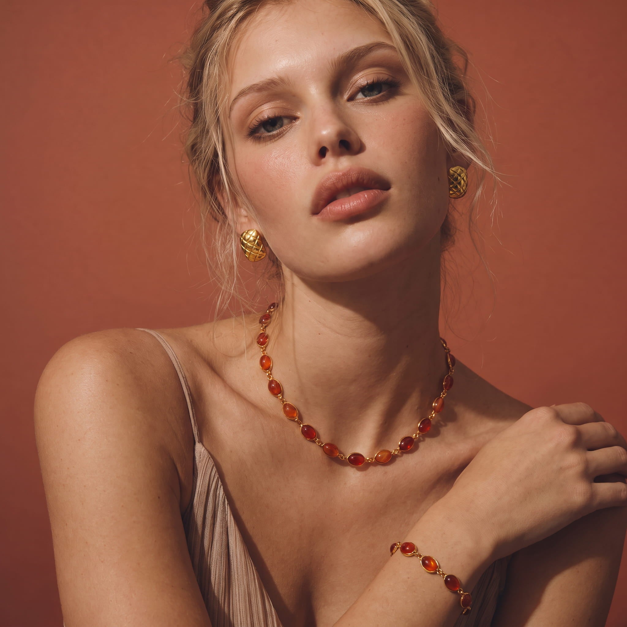 Luna Carnelian Necklace