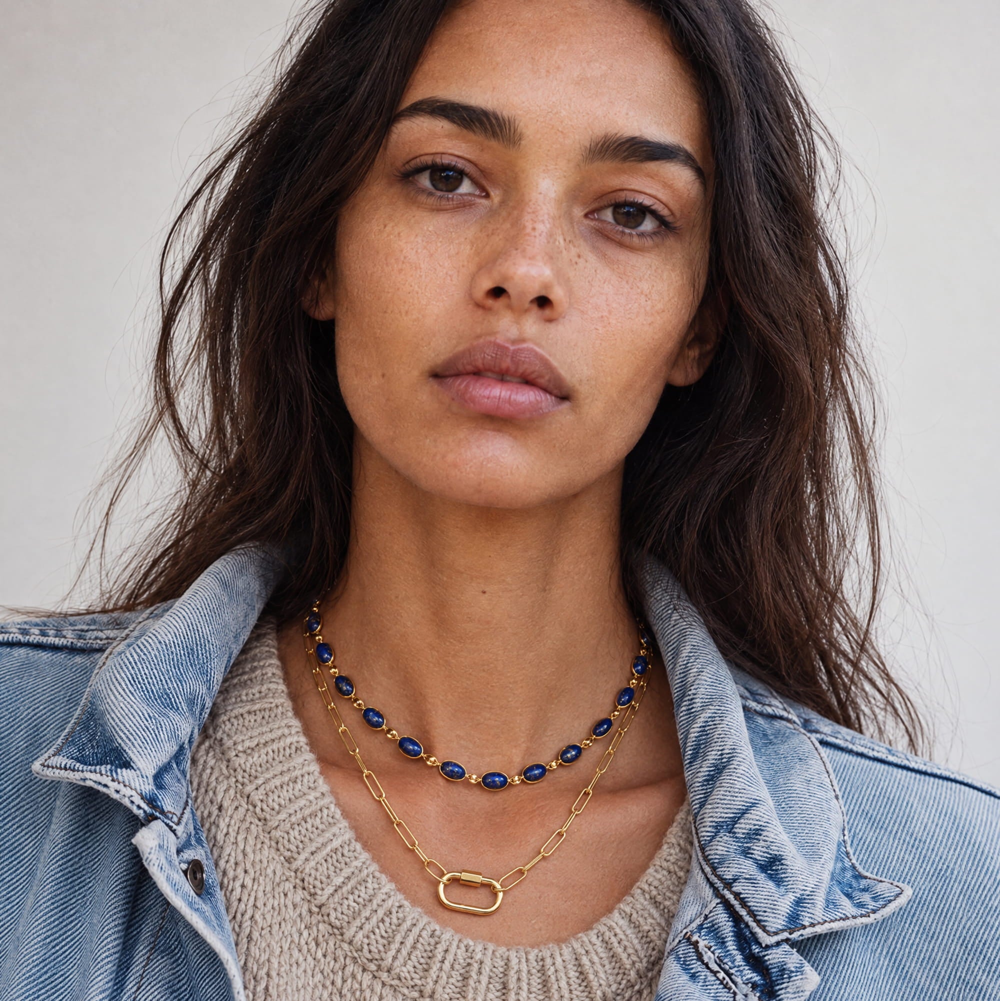 Luna Lapis Lazuli Necklace