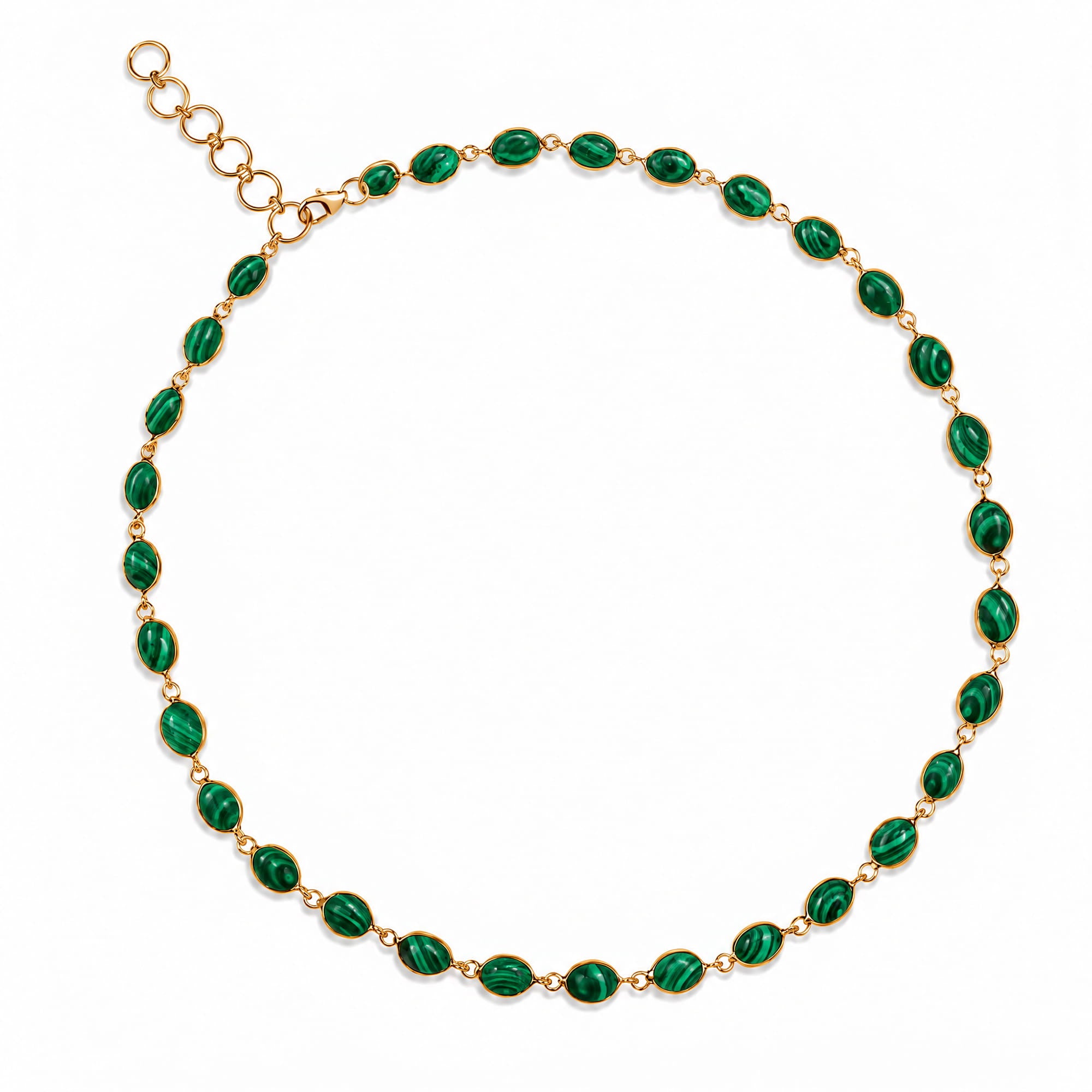 Luna Malachite Necklace