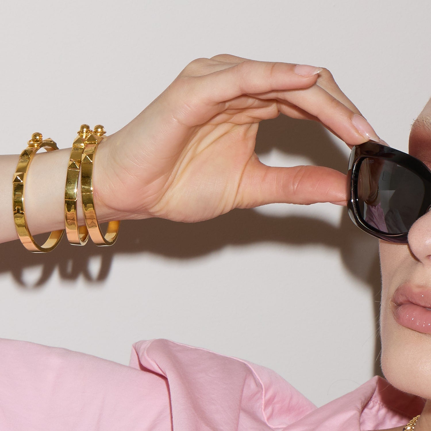 Pyramid Stud Bangle - Amadeus