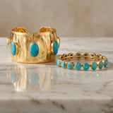 Riviera Large Turquoise Cuff