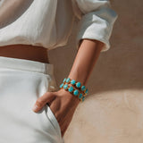 Riviera Turquoise Cuff Bracelet