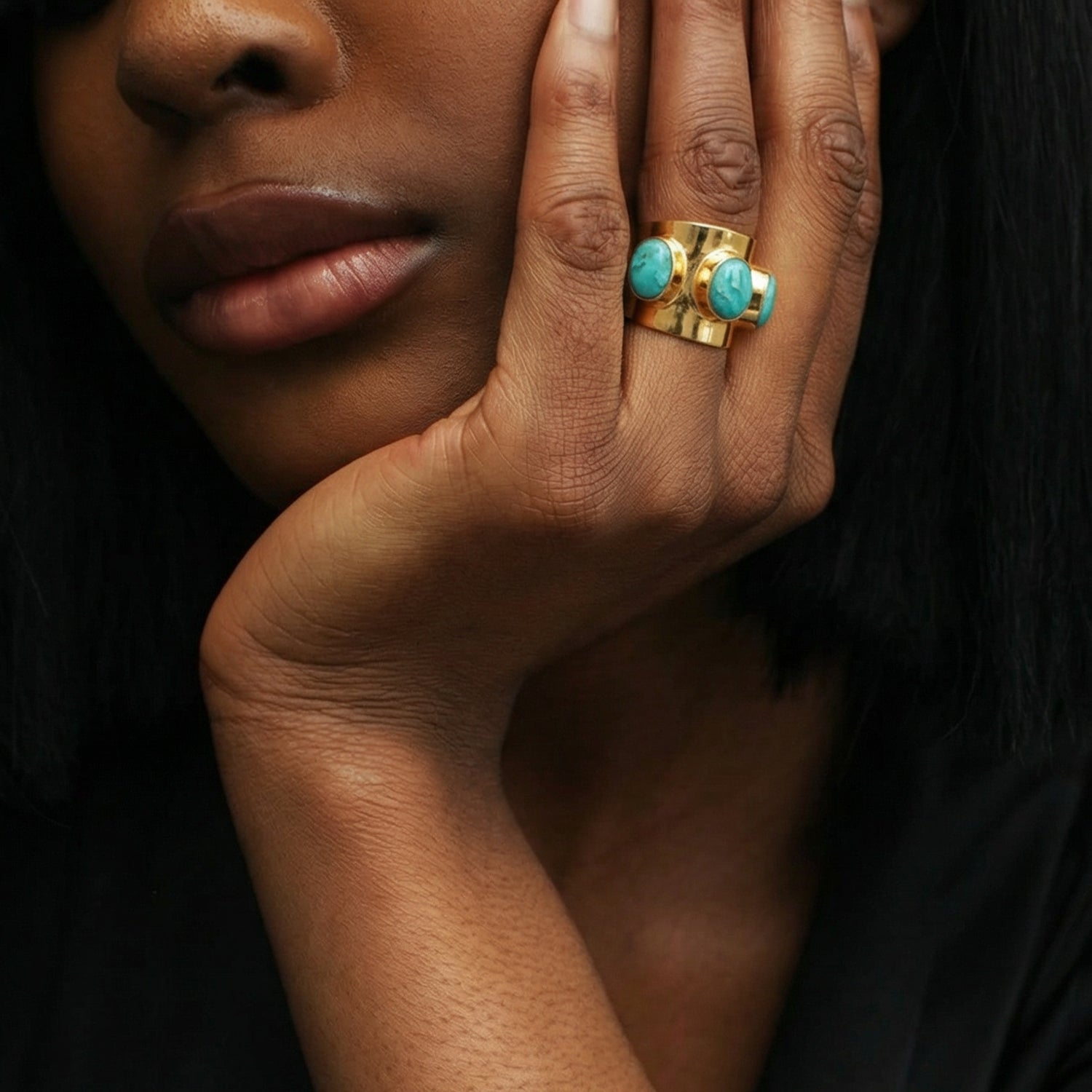 Riviera Turquoise Ring (adjustable)