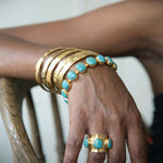 Riviera Turquoise Ring (adjustable)
