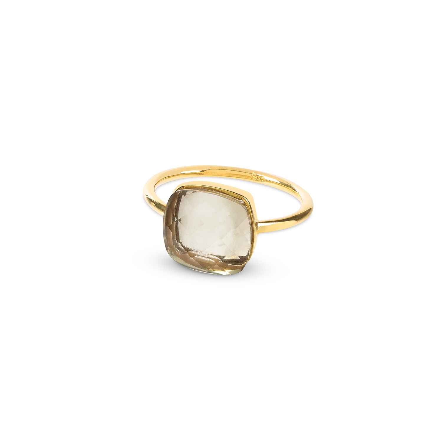 Sophia Prasiolite Ring - Vintage gem