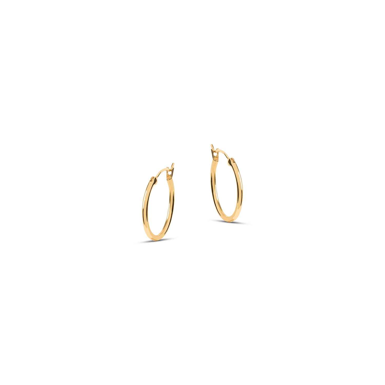 Handmade Venus Gold Hoop Earrings