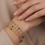 Allegra Watermelon Tourmaline Bracelet