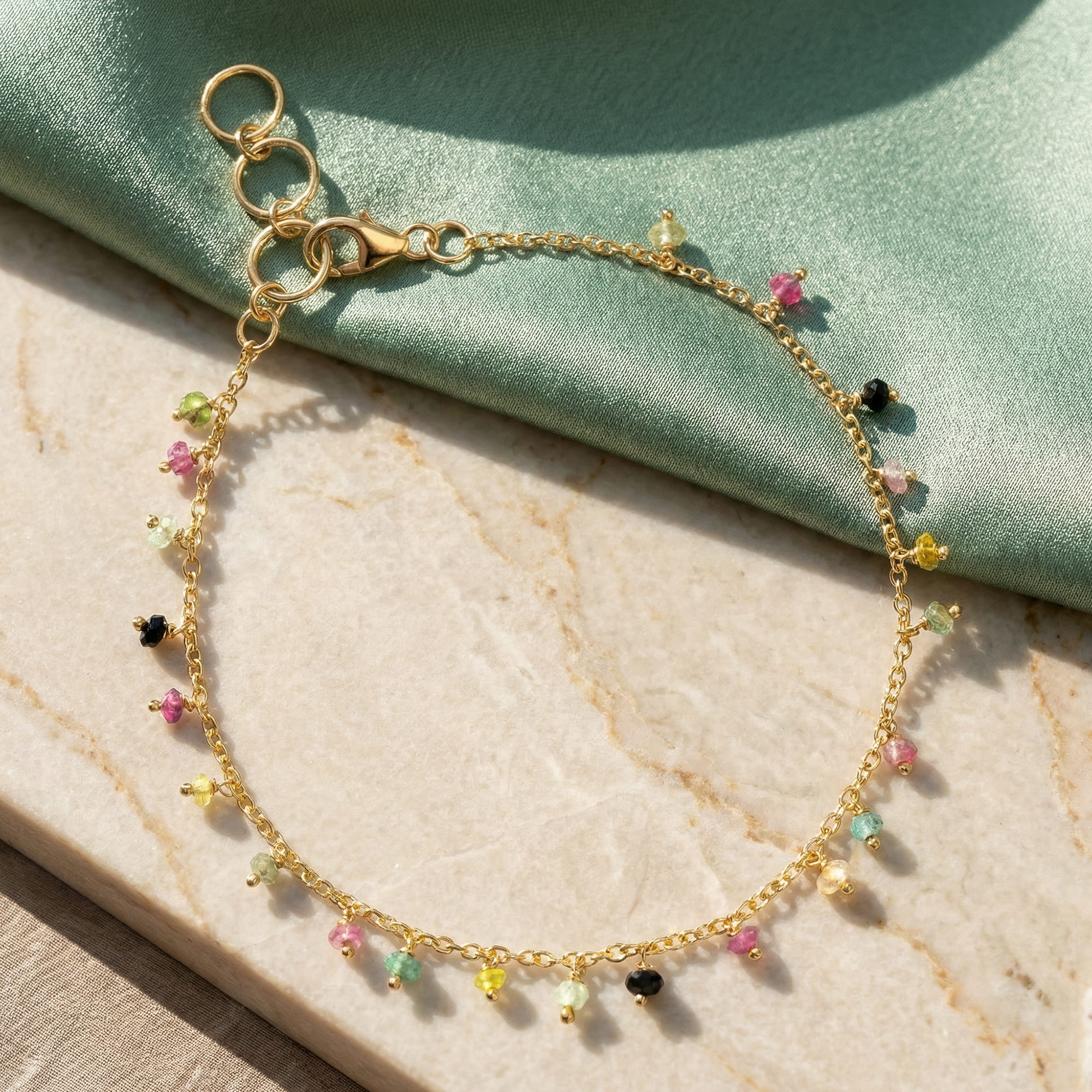 Allegra Watermelon Tourmaline Bracelet - Amadeus