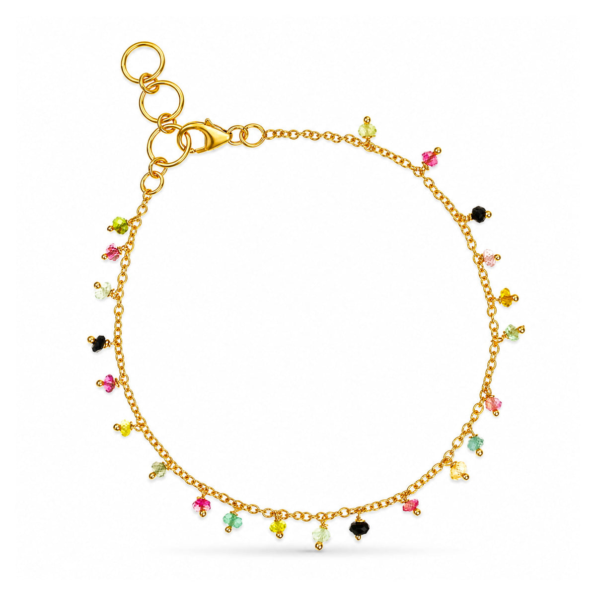 Allegra Watermelon Tourmaline Bracelet