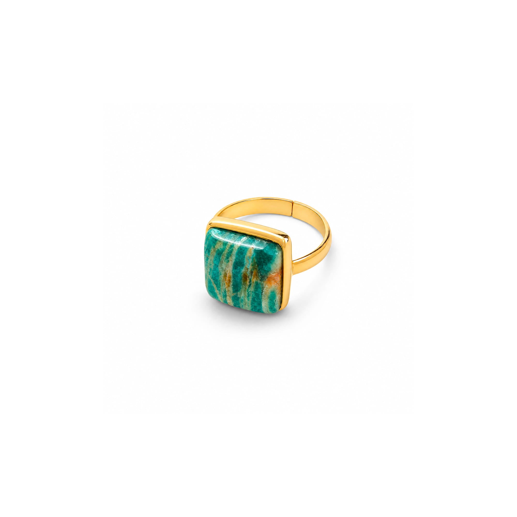 Amadeus Arizona Amazonite Ring adjustable