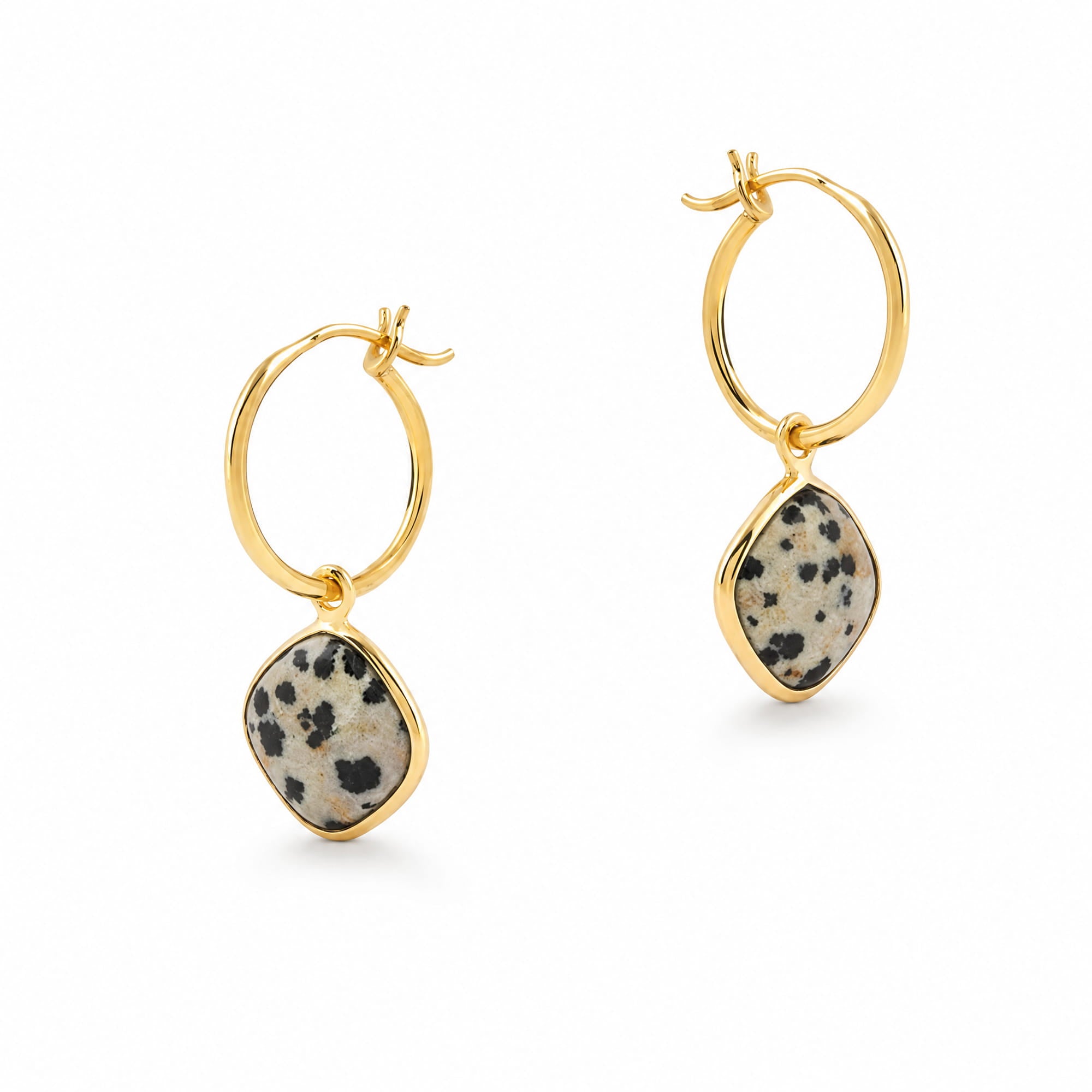 Arizona Jasper Hoop Earrings