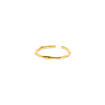 Bamboo Gold Stacking Ring (adjustable) - Amadeus