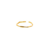 Bamboo Gold Stacking Ring (adjustable) - Amadeus