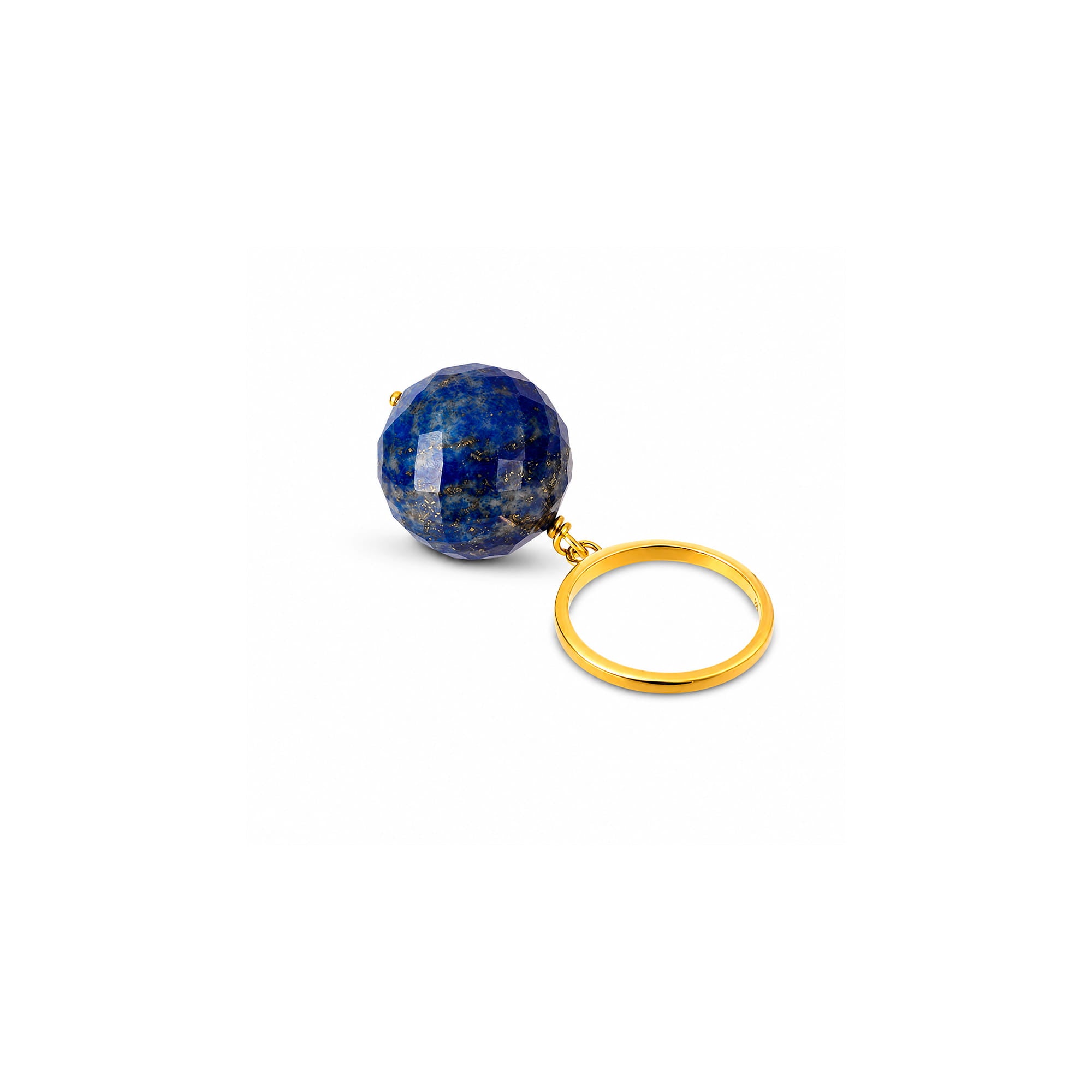 Amadeus Bubble Lapis Lazuli Gold Ring