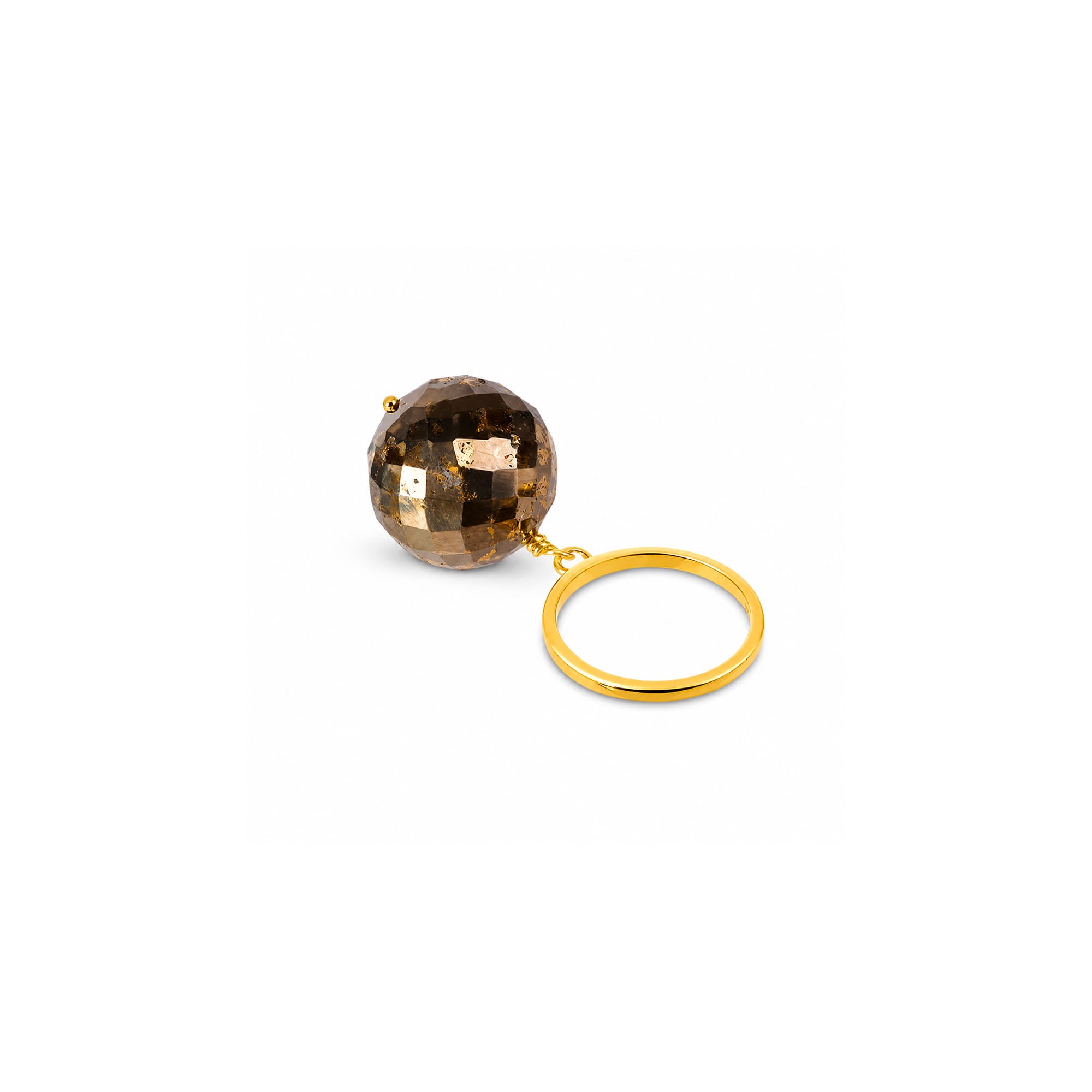 Amadeus Bubble Pyrite Ring