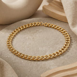 Gia Thick Gold Chain Necklace - Amadeus