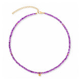 Amadeus Ines Amethyst Gemstone Necklace