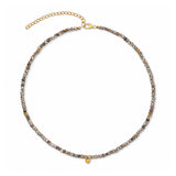 Amadeus Ines Labradorite Gemstone Necklace