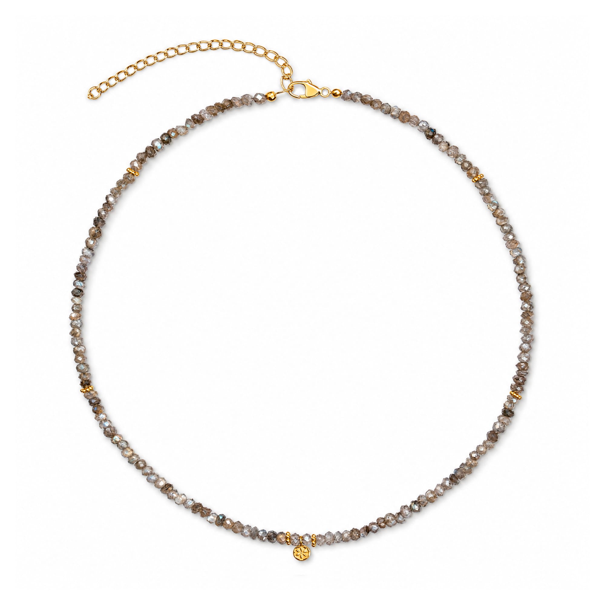 Amadeus Ines Labradorite Gemstone Necklace