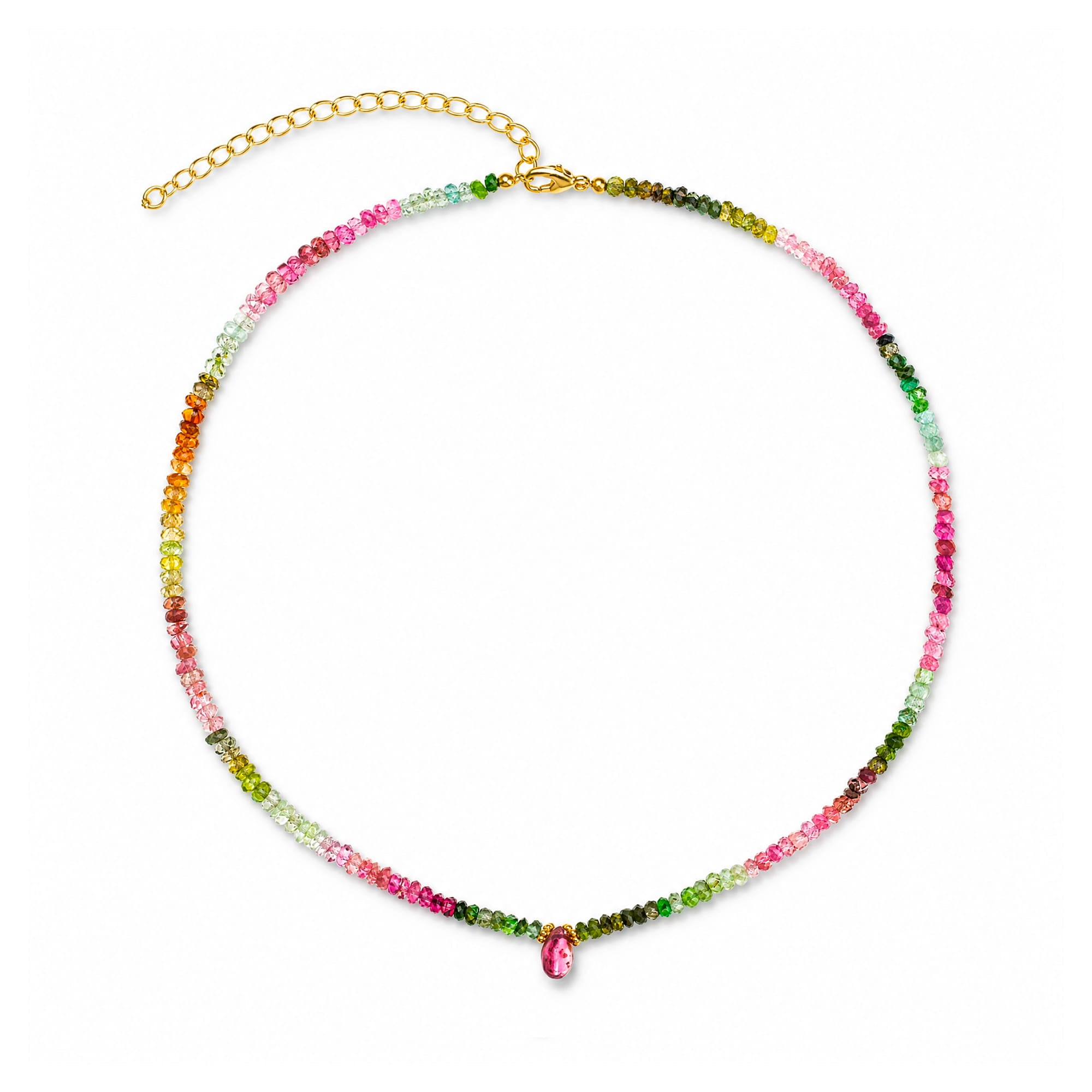 Amadeus Ines Tourmaline Gemstone Necklace