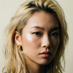 Gold Knot Stud Earrings - Amadeus