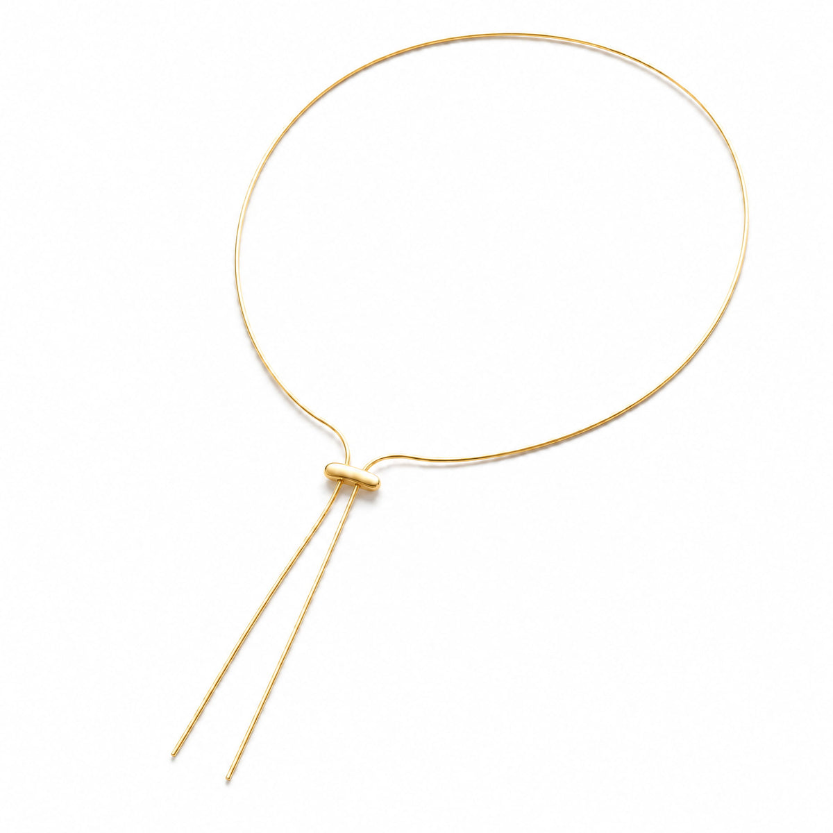 Lines Long Nugget Necklace