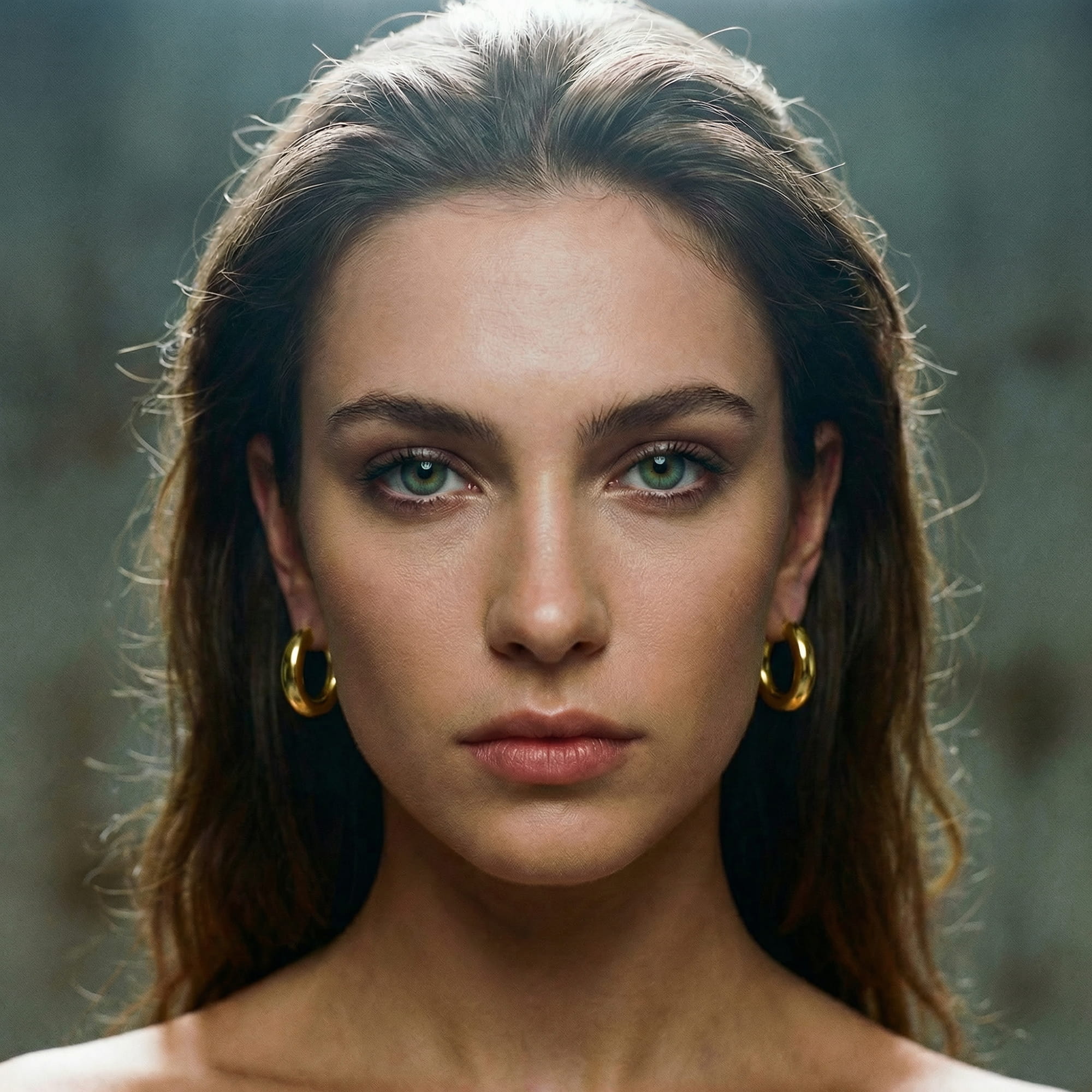 Lola Chubby Round Hoop Earrings - Amadeus
