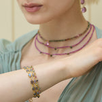 Luna Labradorite Gold Chain Bracelet - Amadeus
