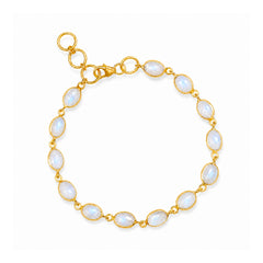 Amadeus Luna Moonstone Gold Chain Bracelet