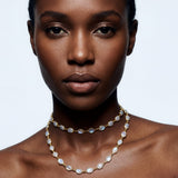 Luna Moonstone Gold Chain Necklace - Amadeus