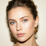 Lola Quilted Hoop Earrings - Amadeus
