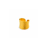 Nudo Gold Dotted Adjustable Ring