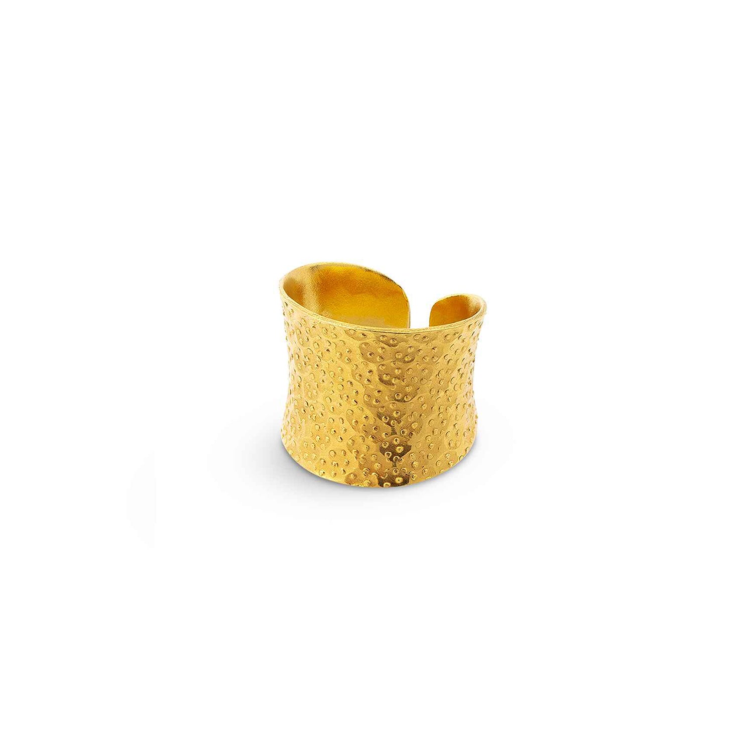 Nudo Gold Dotted Ring (adjustable) - Amadeus