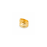 Amadeus Gold Stacking Ring