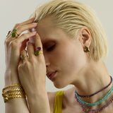 Otto Pebble Gold Bangle - Amadeus