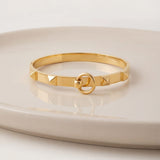 Pyramid Stud Bangle - Amadeus
